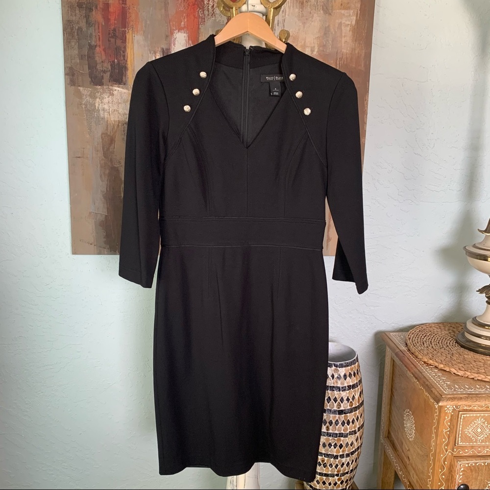 WHBM Black Dress Size 4